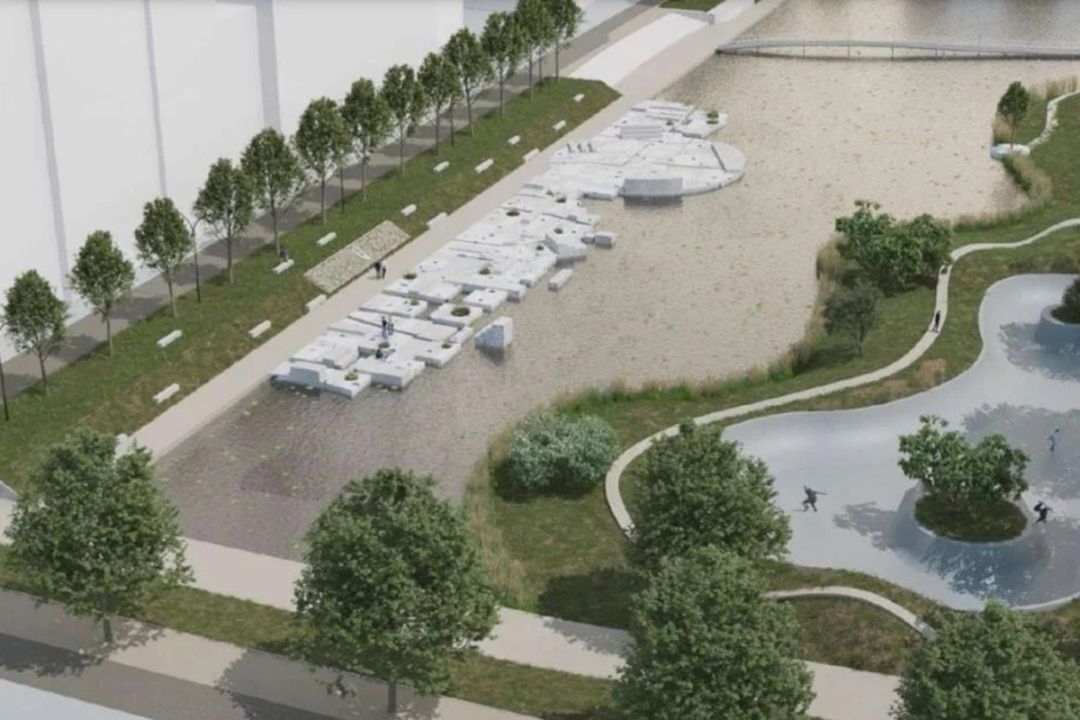 Het ontwerp van de nieuwe herdenkingsplek.