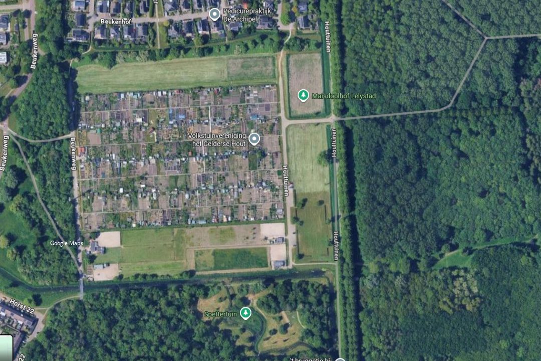 De locatie bij de Houttuinen.