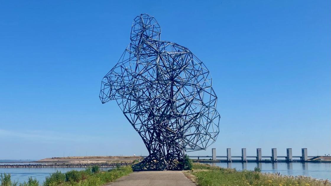 Kunstwerk Exposure staat symbool voor heel Flevoland tijdens Open Monumentendag