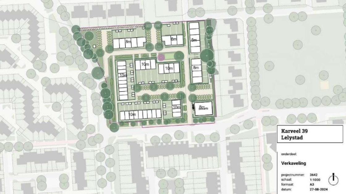 Verkeers- en parkeerdruk Karveel 39 wordt onderzocht,  woningen komen er