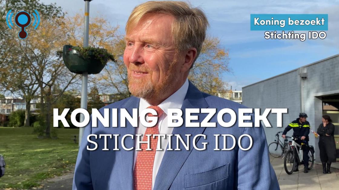 De koning kwam en prikte een vorkje mee bij het Interkerkelijk Diaconaal Overleg