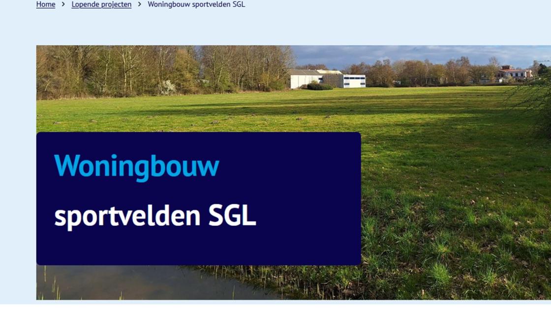 Meer parkeerplaatsen bij woningbouw op voormalige sportvelden SGL