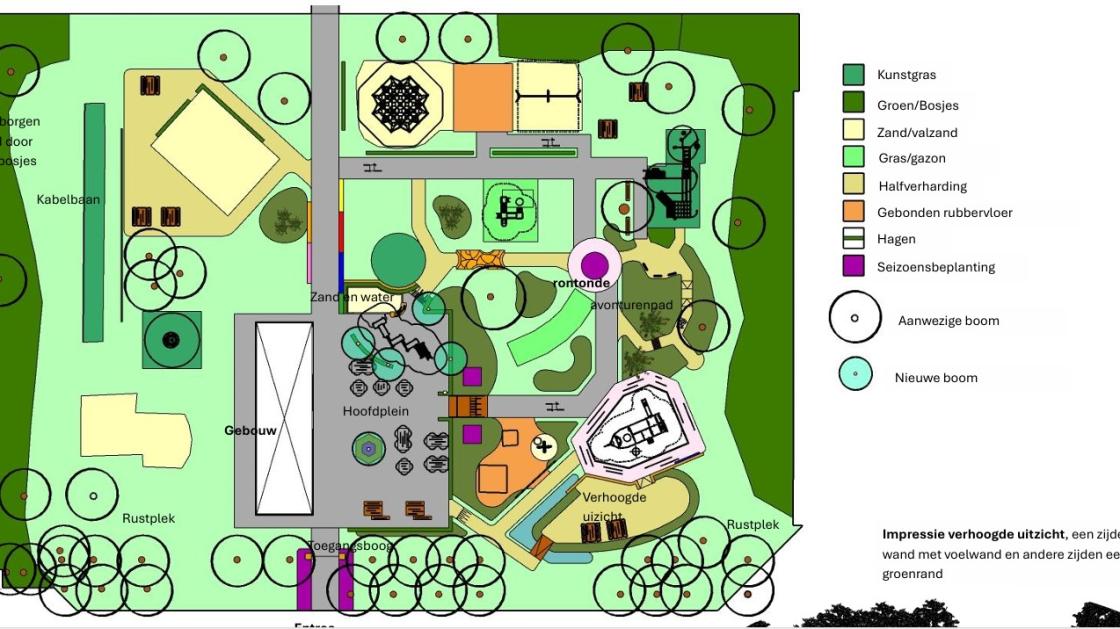Speeltuin Schateiland gaat vernieuwen en wordt inclusief