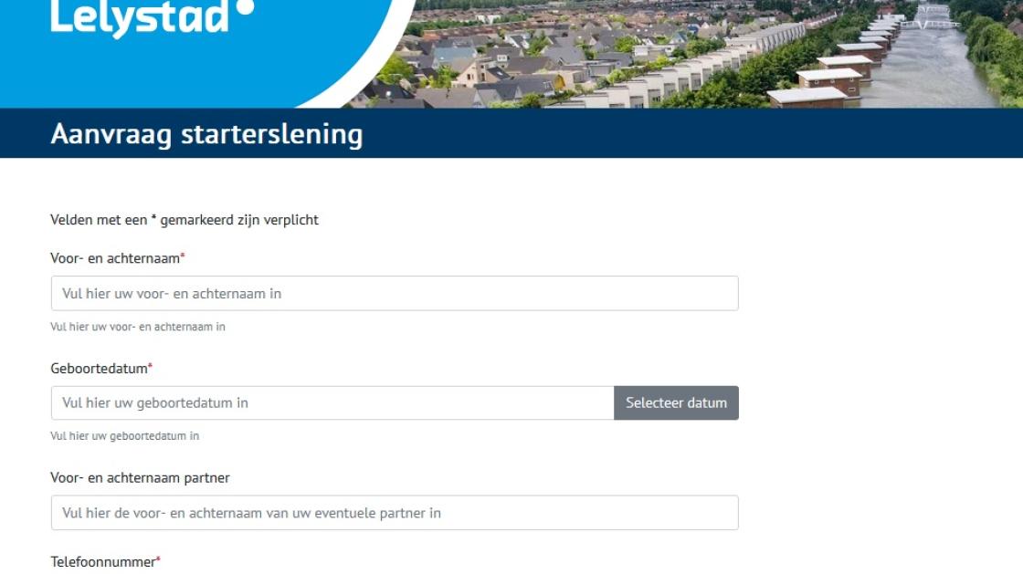 Starterslening snel weer beschikbaar, zonder voorwaarde van binding aan de stad