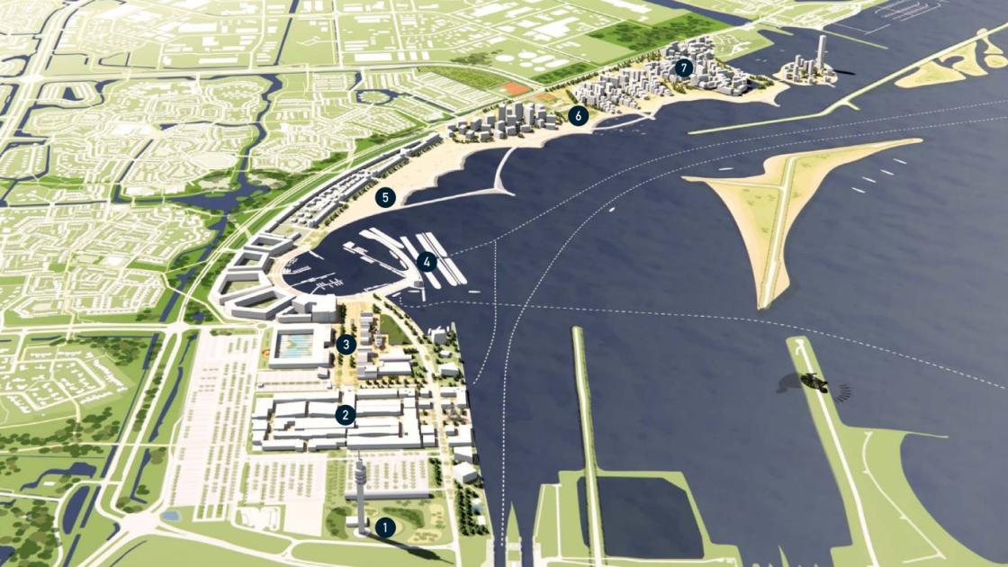 Gemeente hoort dit jaar of landaanwinning voor Waterfront mag, en hoeveel