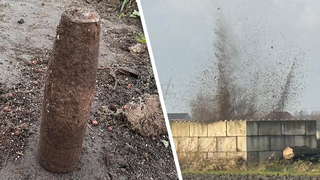 Graafwerk in Wold brengt granaat uit Tweede Wereldoorlog naar boven