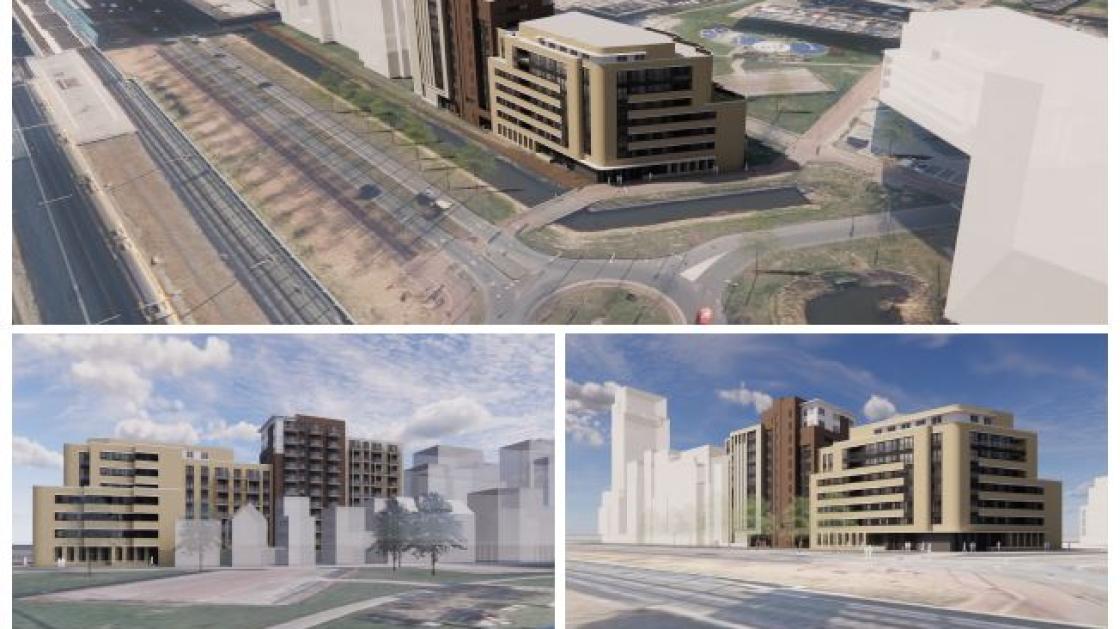 Centrada aan de slag met drie nieuwe woontorens in Hanzepark