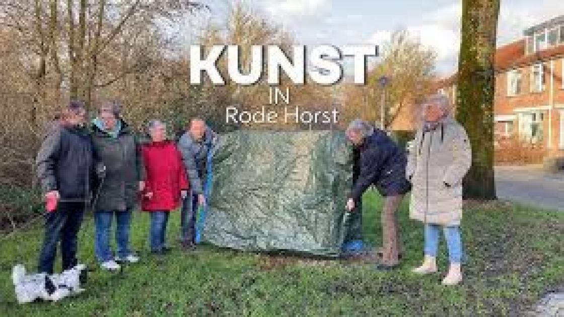 Het gezellige volksbuurtje Rode Horst heeft nu ook een eigen kunstwerk