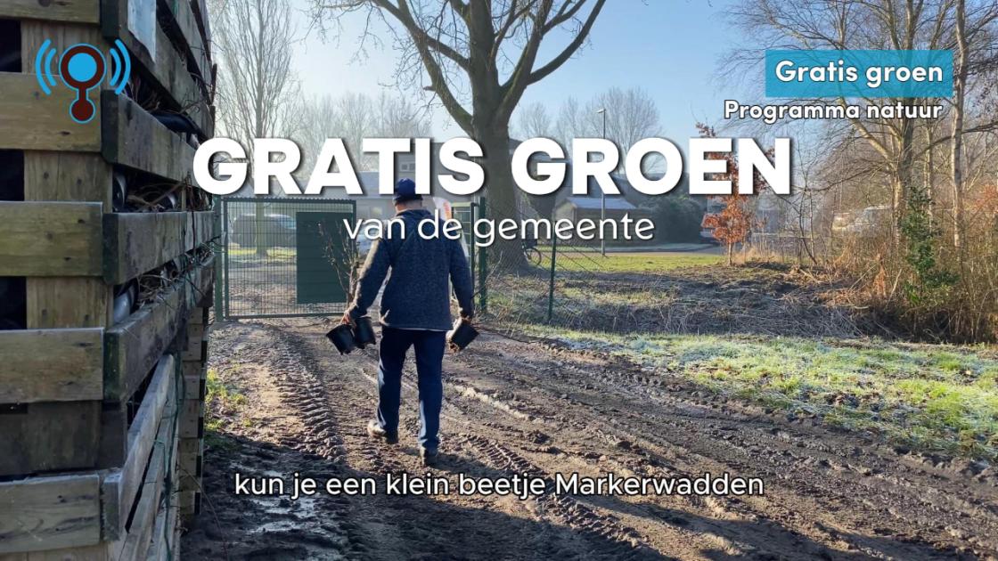 Gratis en voor niks een stukje bos of Marker Wadden in je tuin