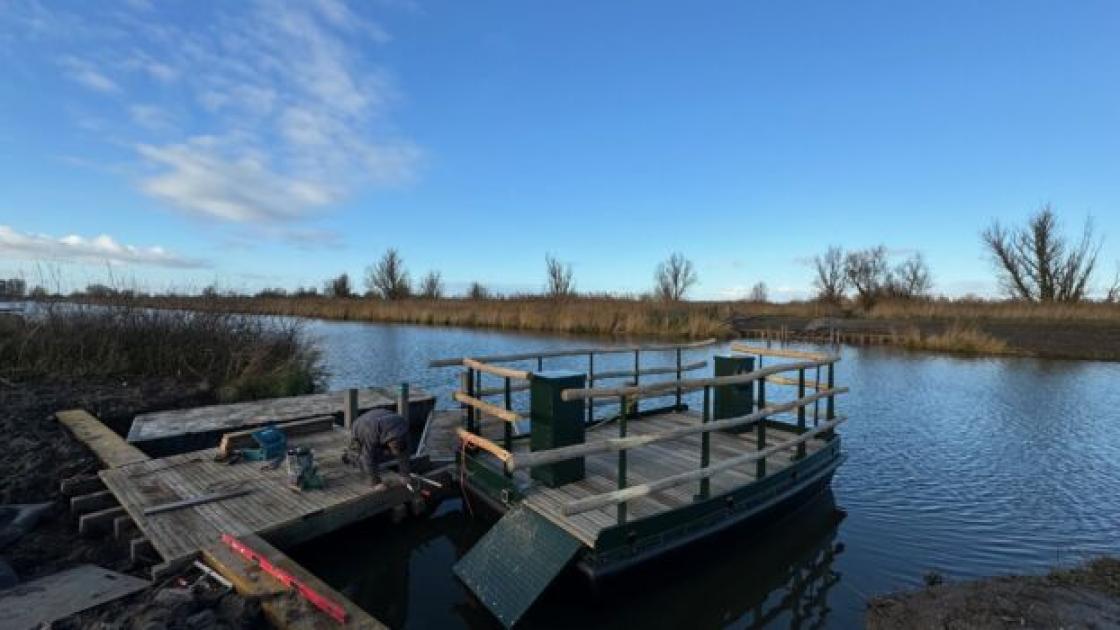 Oostvaardersplassen krijgen weer een pontje met zelfbediening