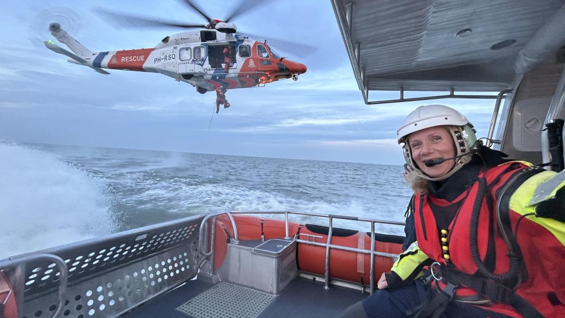 Rustig jaar voor de bemanning van de reddingboot, en dat kwam wel goed uit 