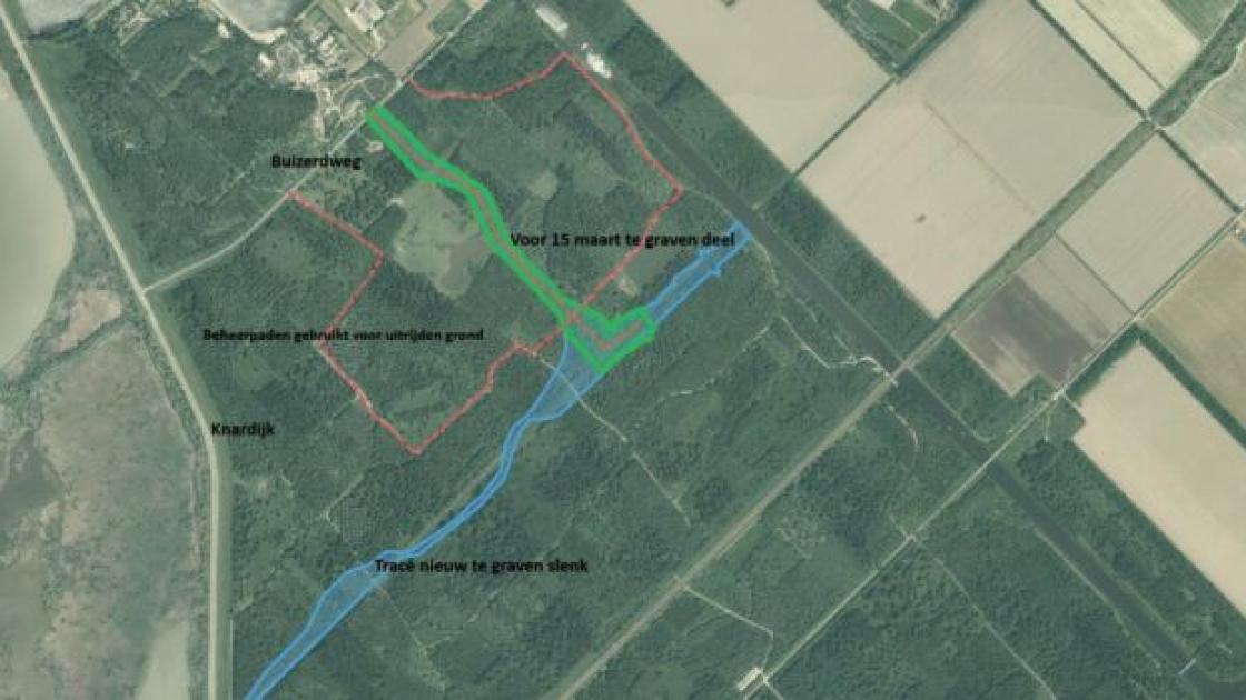 Komende tijd wordt er weer gewerkt aan de rand van de Oostvaardersplassen