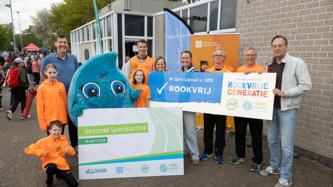 Ook atletiekclub Spirit maakt gezonder aanbod in kantine officieel beleid 