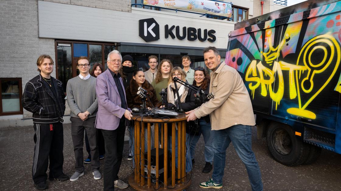 De jongeren van broedplaats SPOT zitten nu in de Kubus - met begeleiding