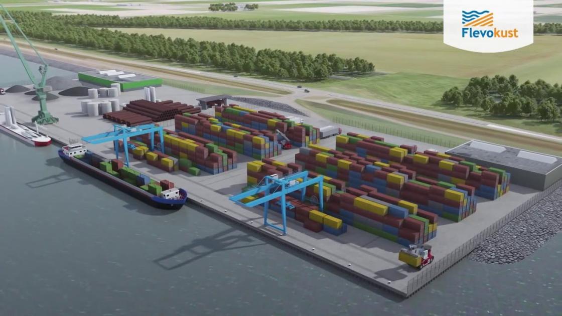 Dodelijk bedrijfsongeval bij bouwproject Jysk op  Flevokust Haven