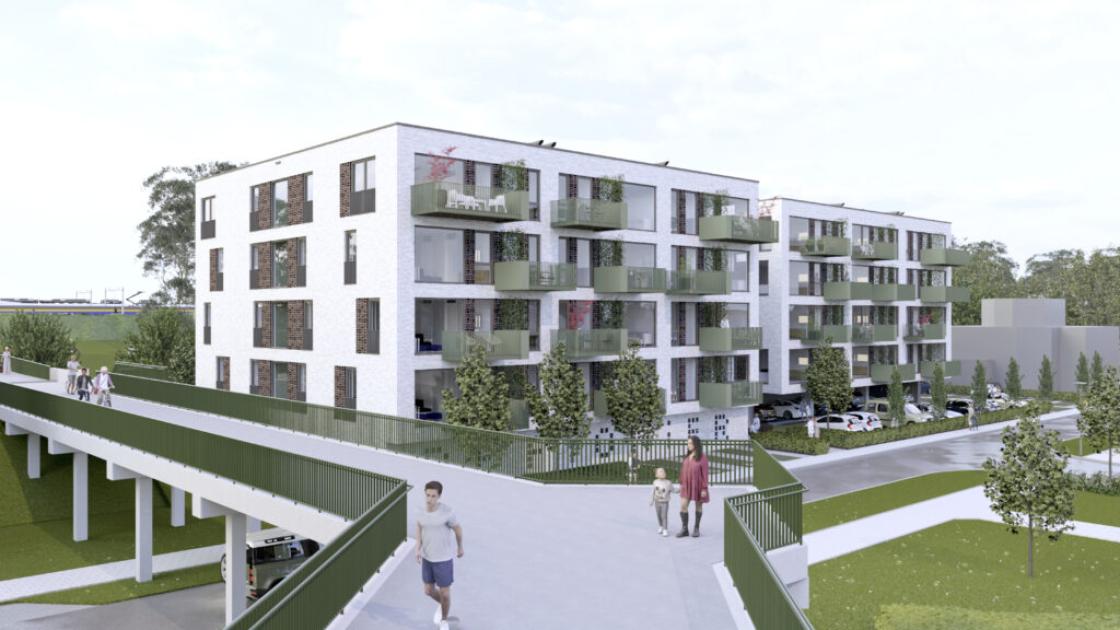 Bouw flats Veste begint, 'hondenveld en verkeersmaatregelen zijn geregeld'