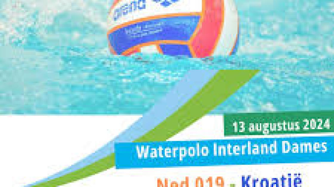 Oefeninterland waterpolomeisjes tegen Kroatië in De Koploper